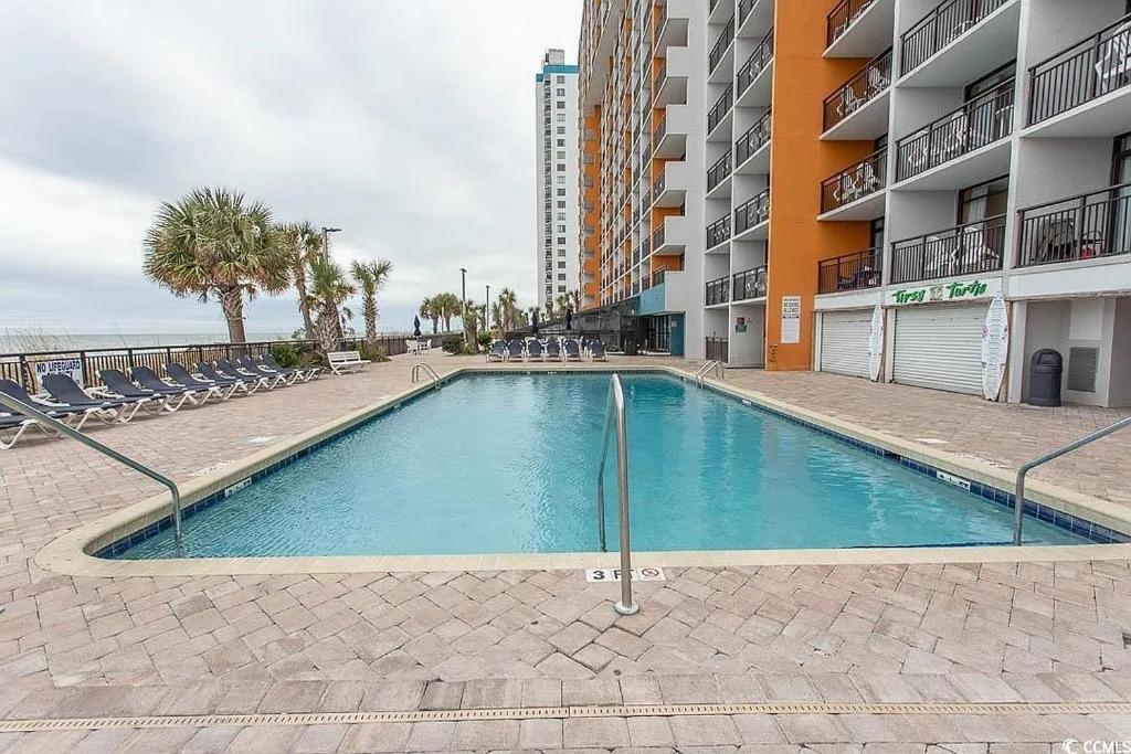 Ocean Front King Myrtle Heated Pools Landmark Apartment