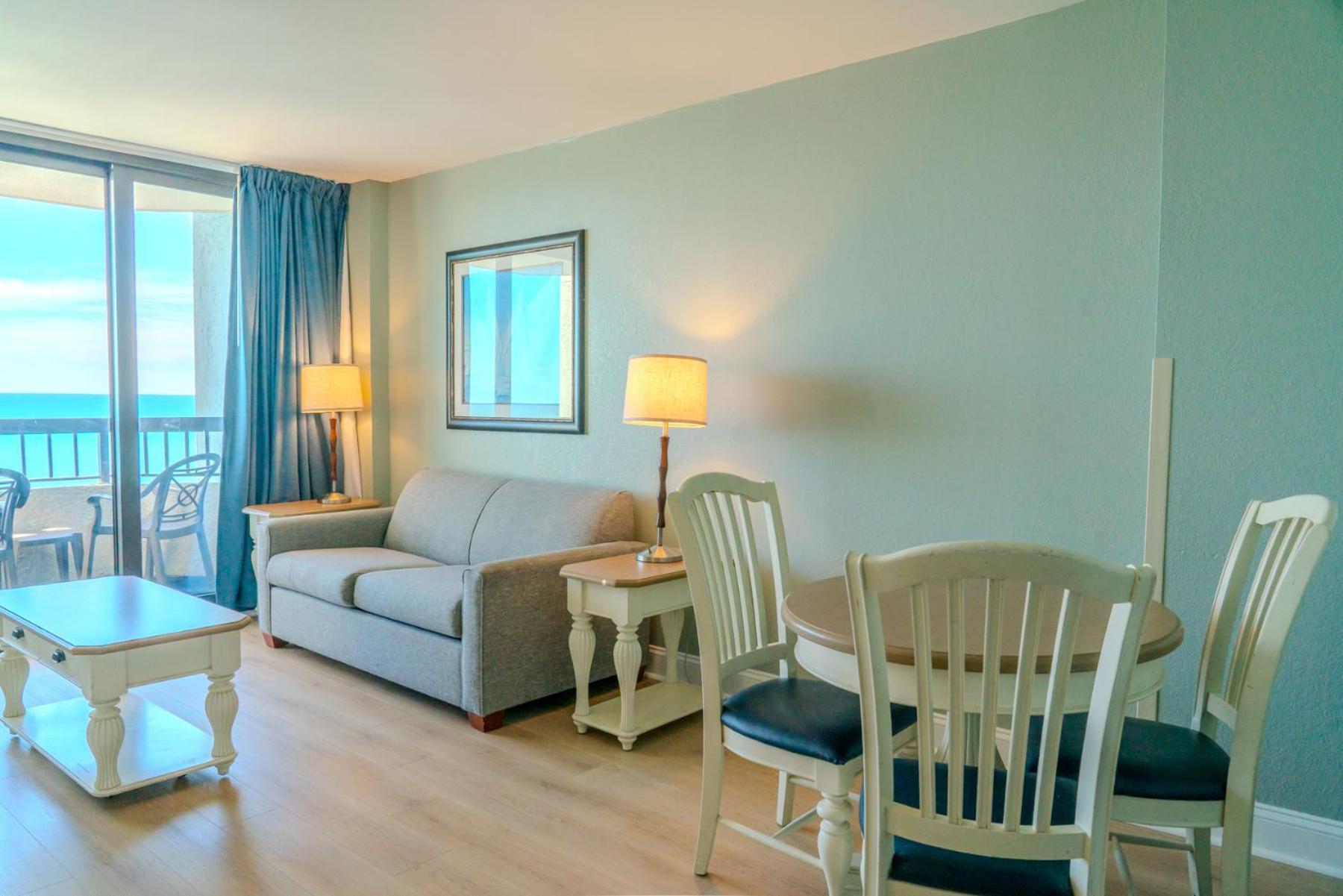 Oceanfront 1br Suite! Perfect For 8 Guests!- Pinnacle Tower 1456 Myrtle Beach
