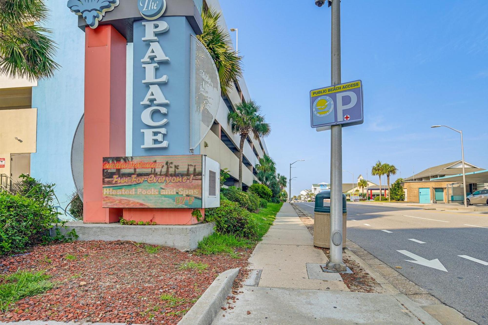 Steps To Myrtle Gem With Oceanfront Pool Apartment