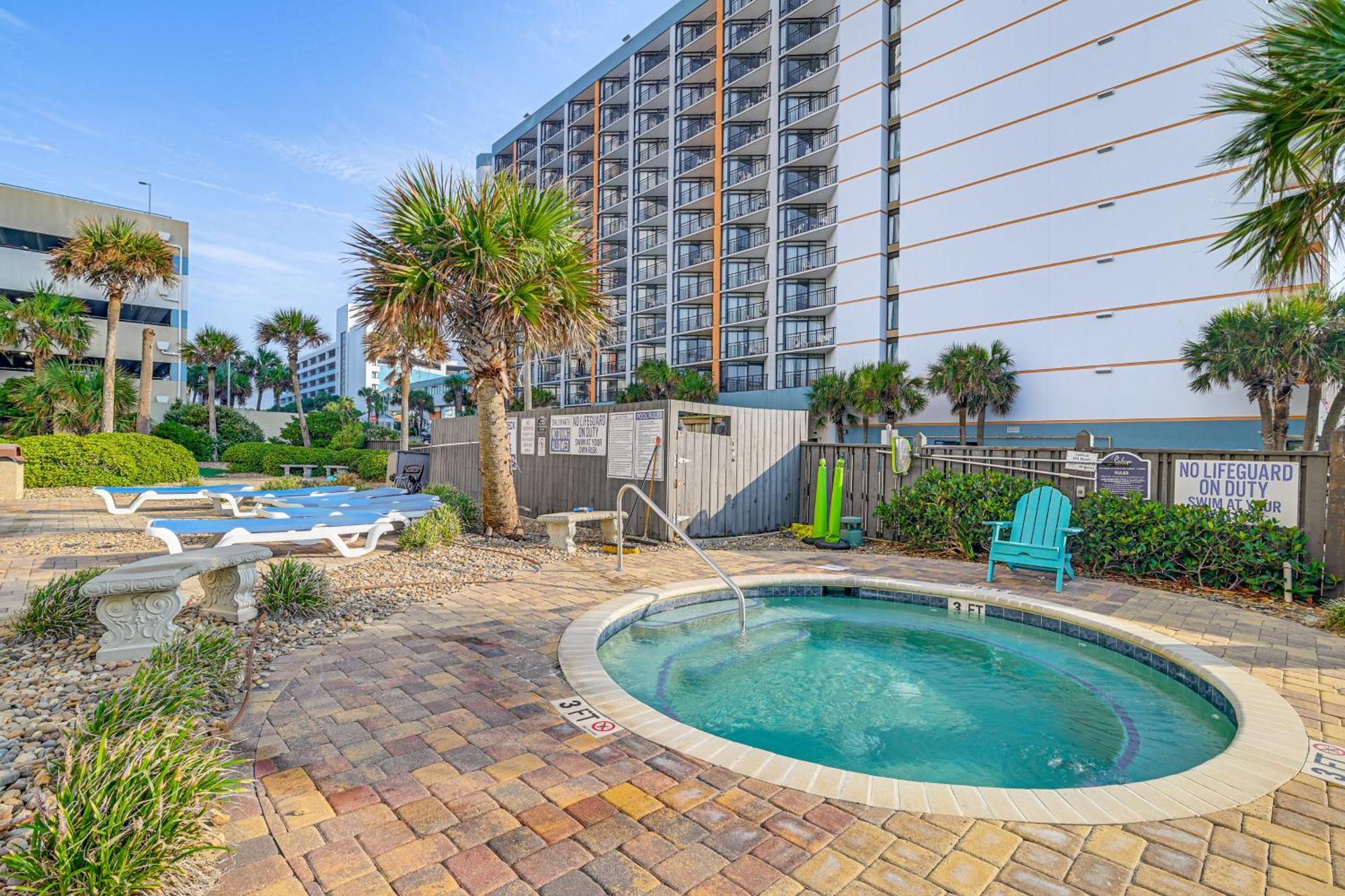 Steps To Myrtle Gem With Oceanfront Pool Apartment *