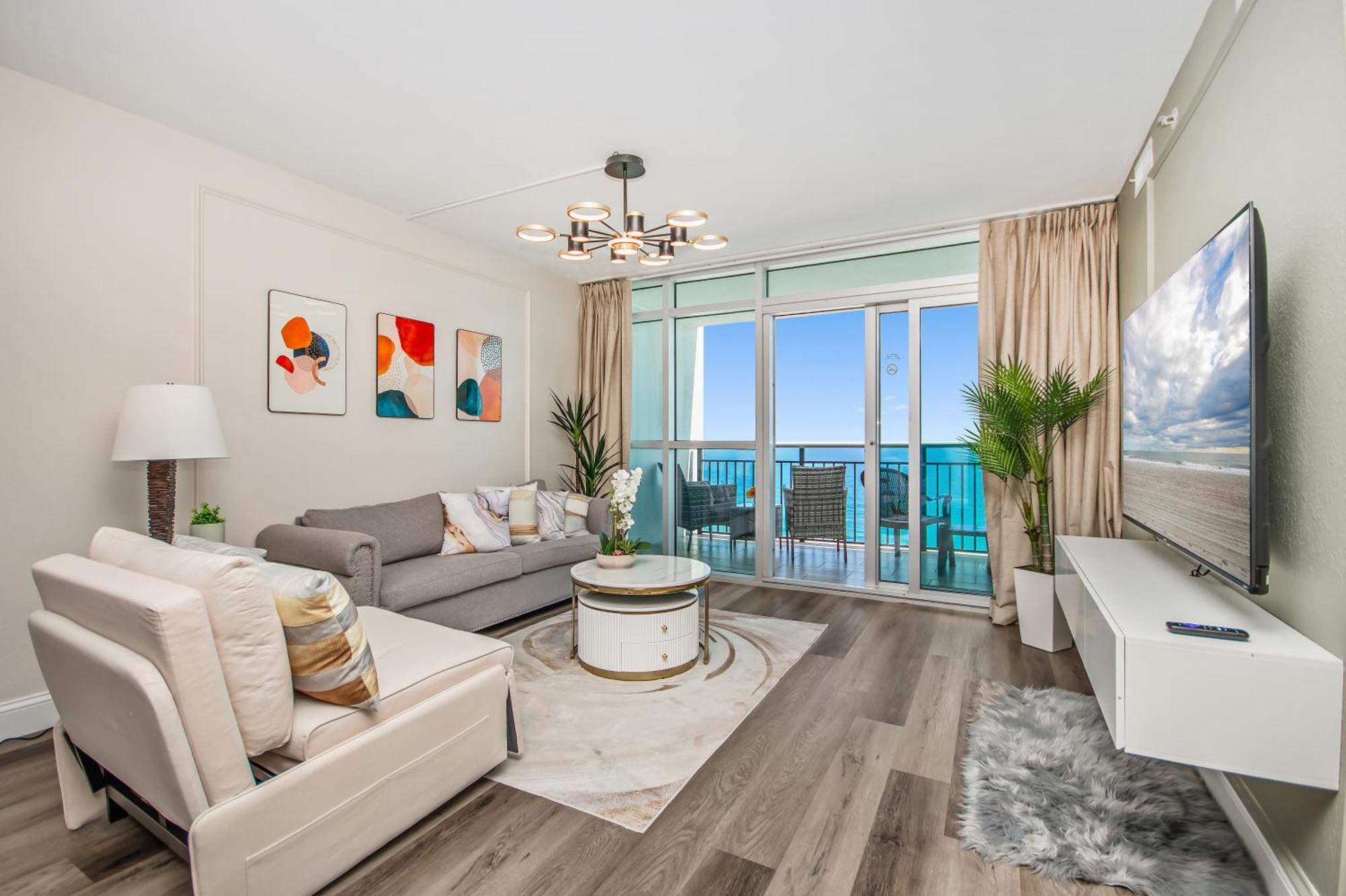 Apartment New Luxury Oceanfront 2br With Relaxing Ambiance *