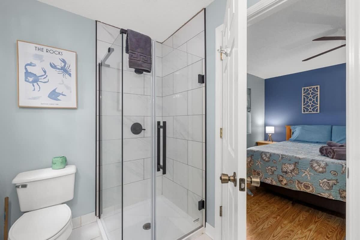 Apartment *comfy N. Myrtle House*3 New Queens*steps To The Beach*v384