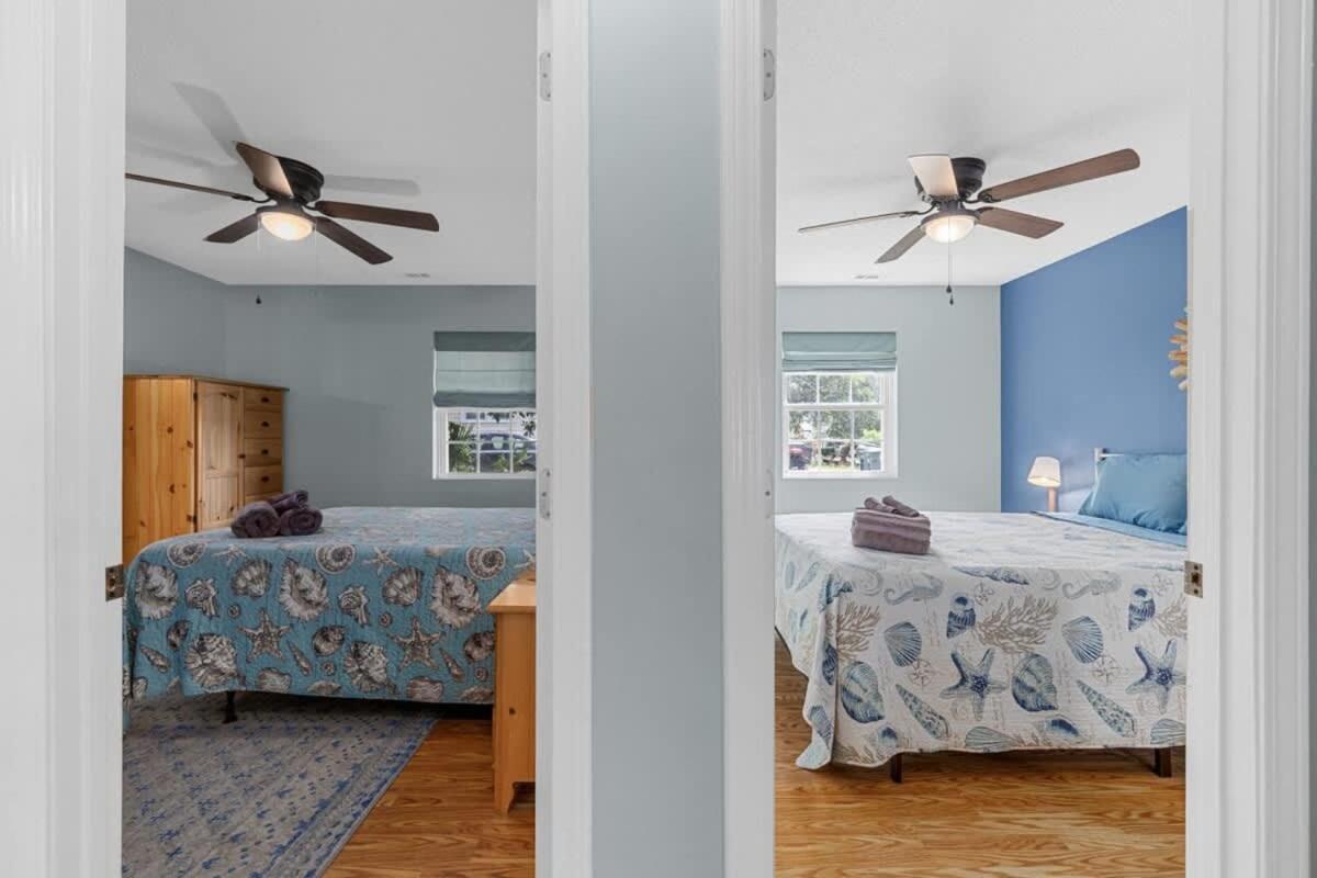 *comfy N. Myrtle House*3 New Queens*steps To The Beach*v384 *