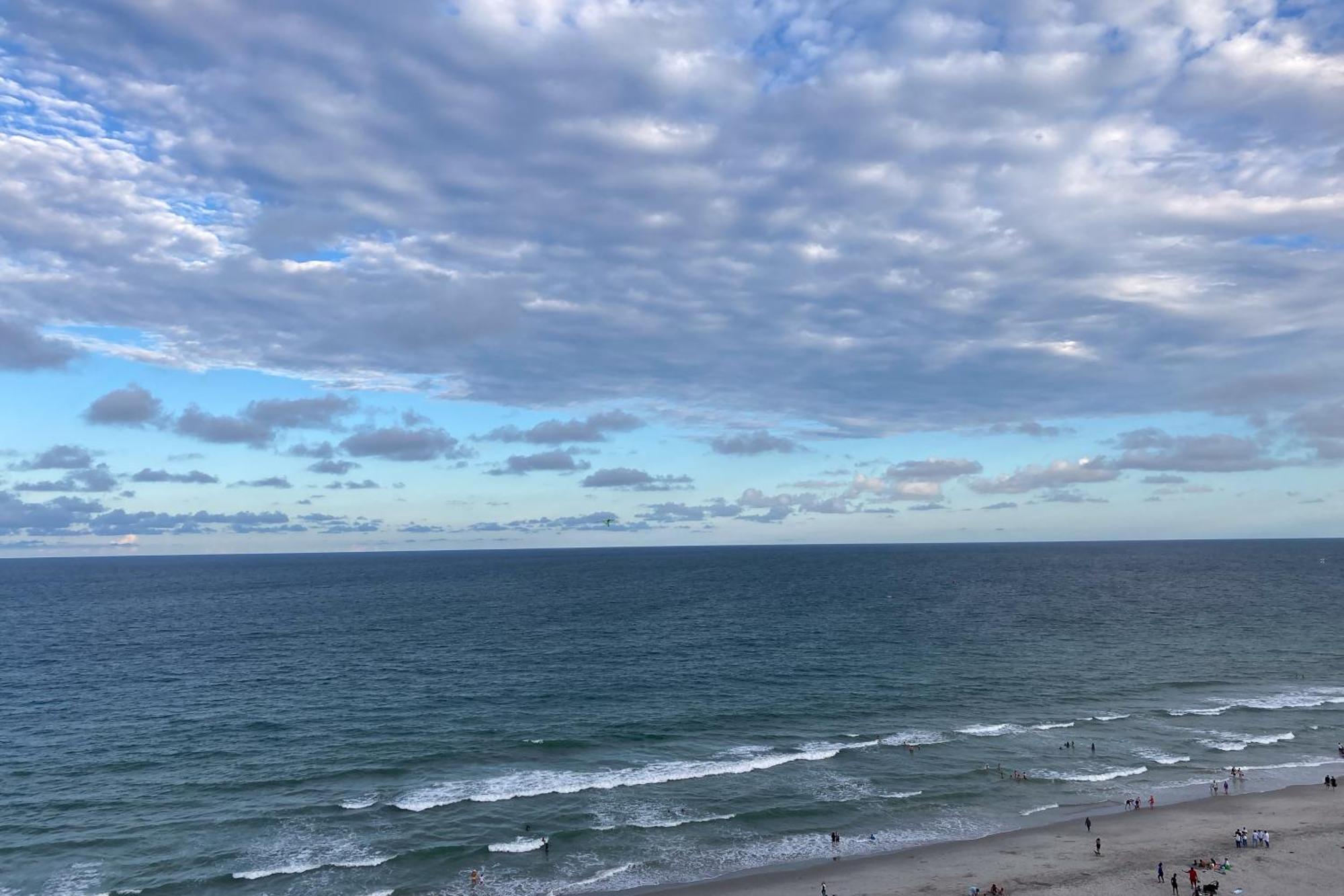 Pelicans Flight At Sandcastle South