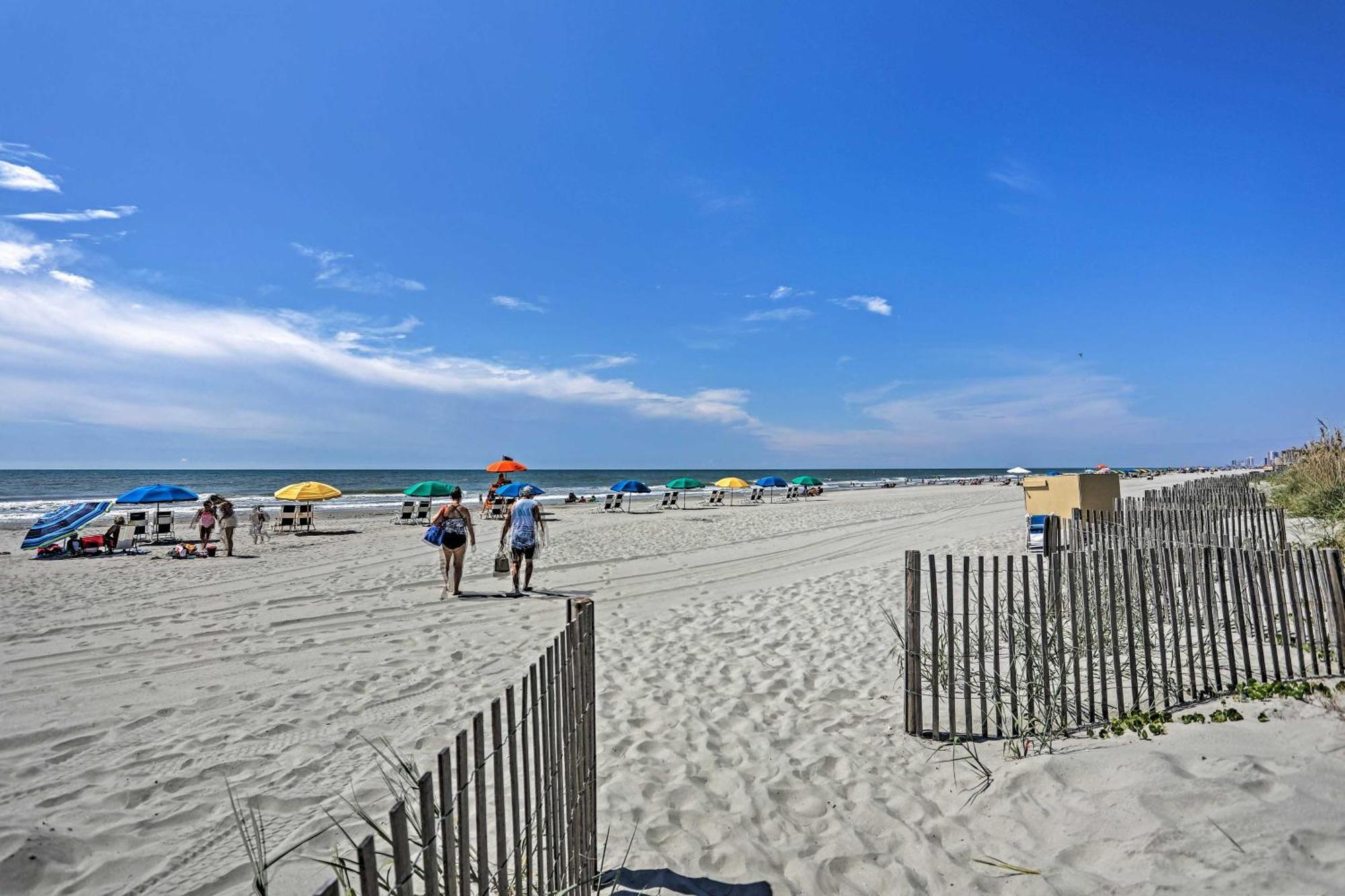 Walk To Myrtle With Views And Pool Access *