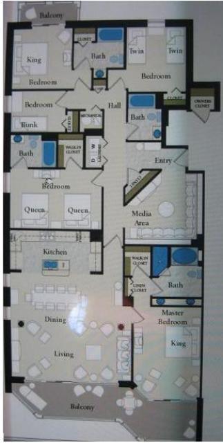 Jeffscondos - 5 Bedroom - Ocean Blue Apartment *