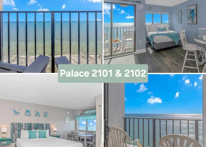 Updated 2 Bedroom Condo-Breathtaking Oceanfront Views- Palace 2101 And 2102
