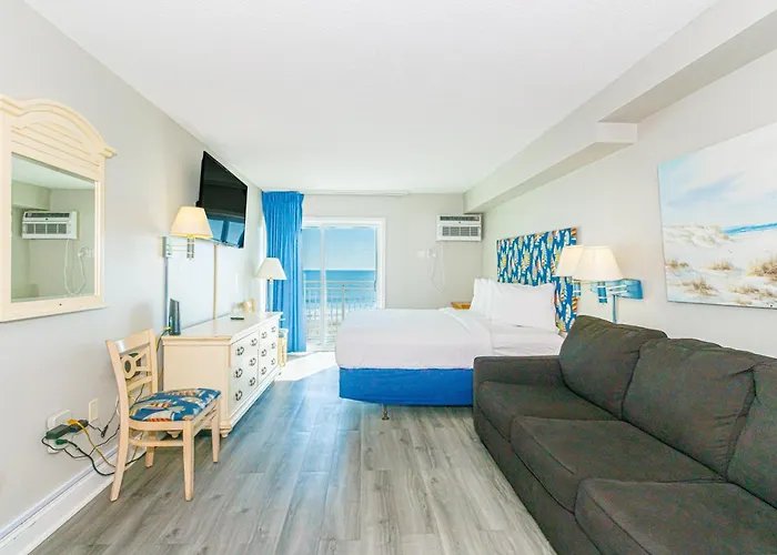Breath-Taking Remodeled Oceanfront Studio! Sea Mist 20307