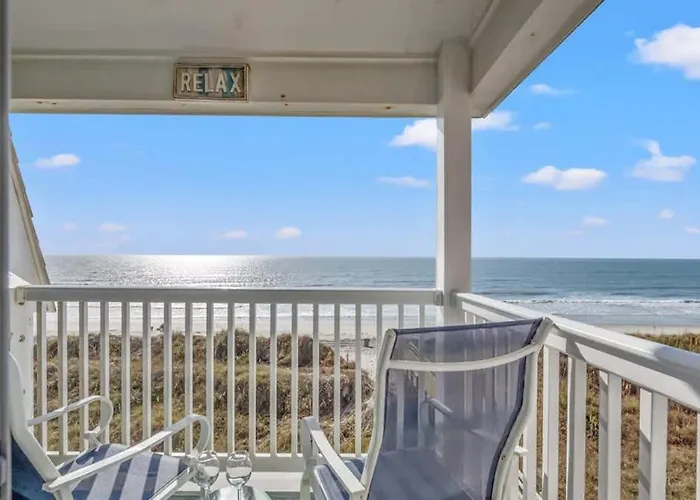 *2Br Oceanfront Retreat*King Ensuite*Pool*Nmb Cherry Grove*Pc4