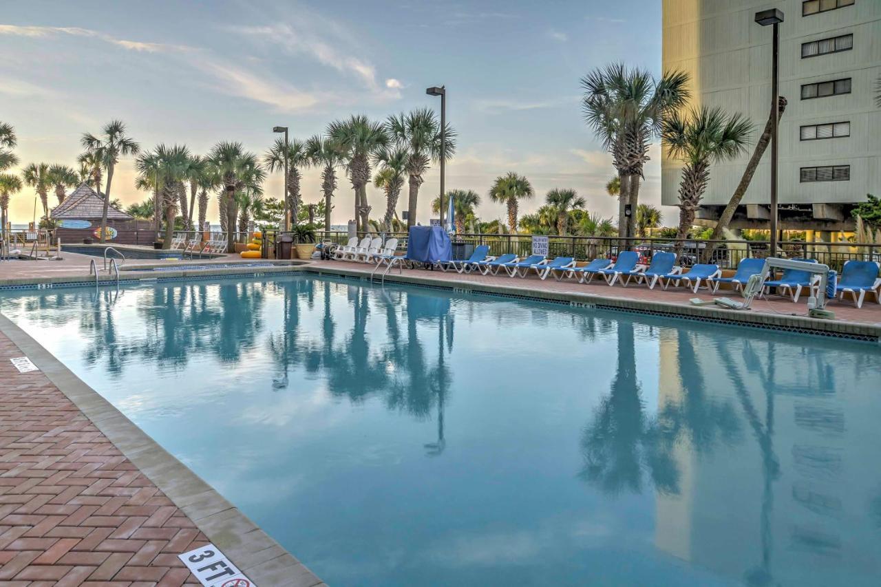 Beachfront Myrtle Retreat With Pool Views!
