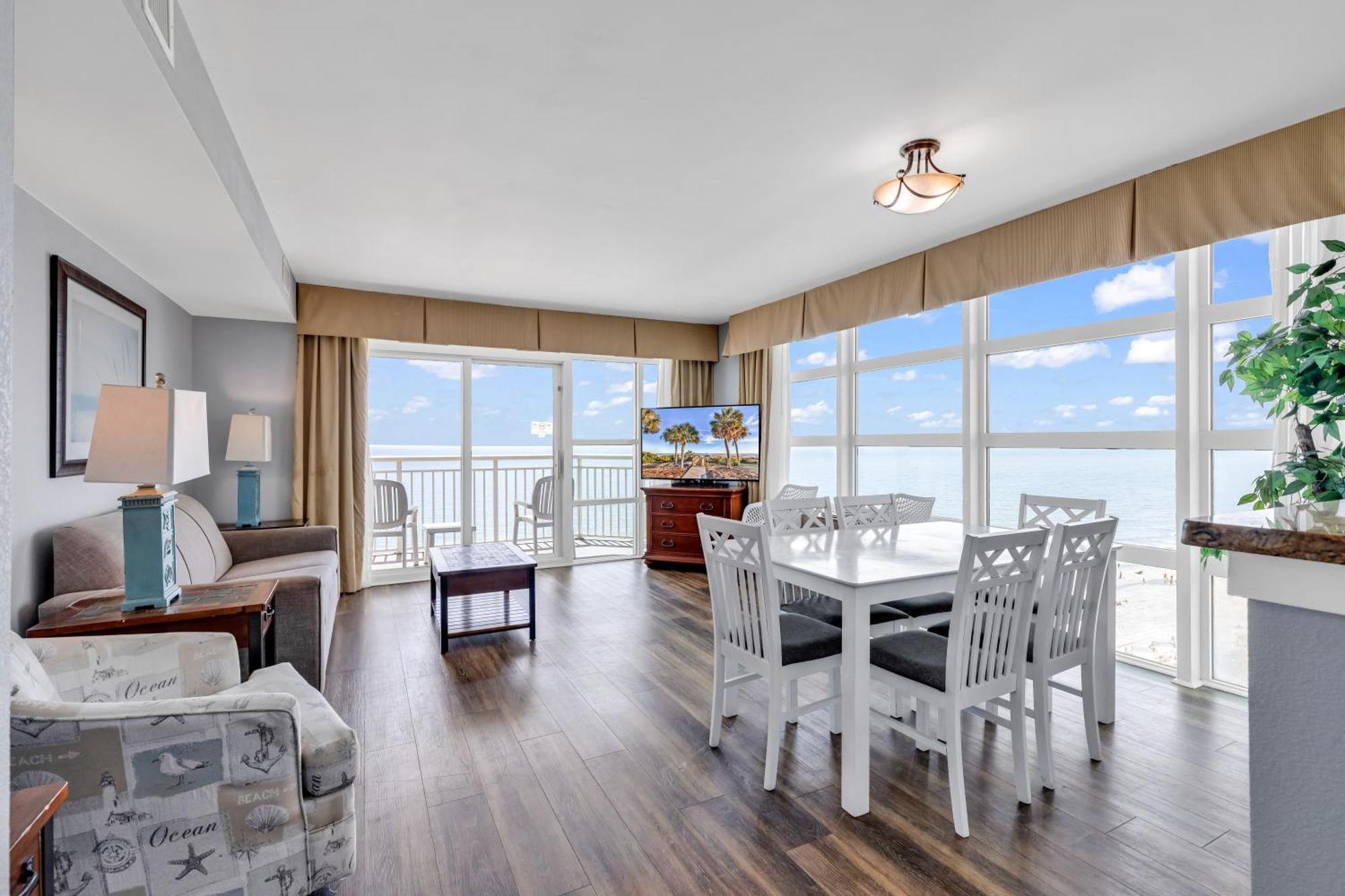 Apartment Stunning With Wall-to-wall Windows Overlooking Ocean Myrtle Beach