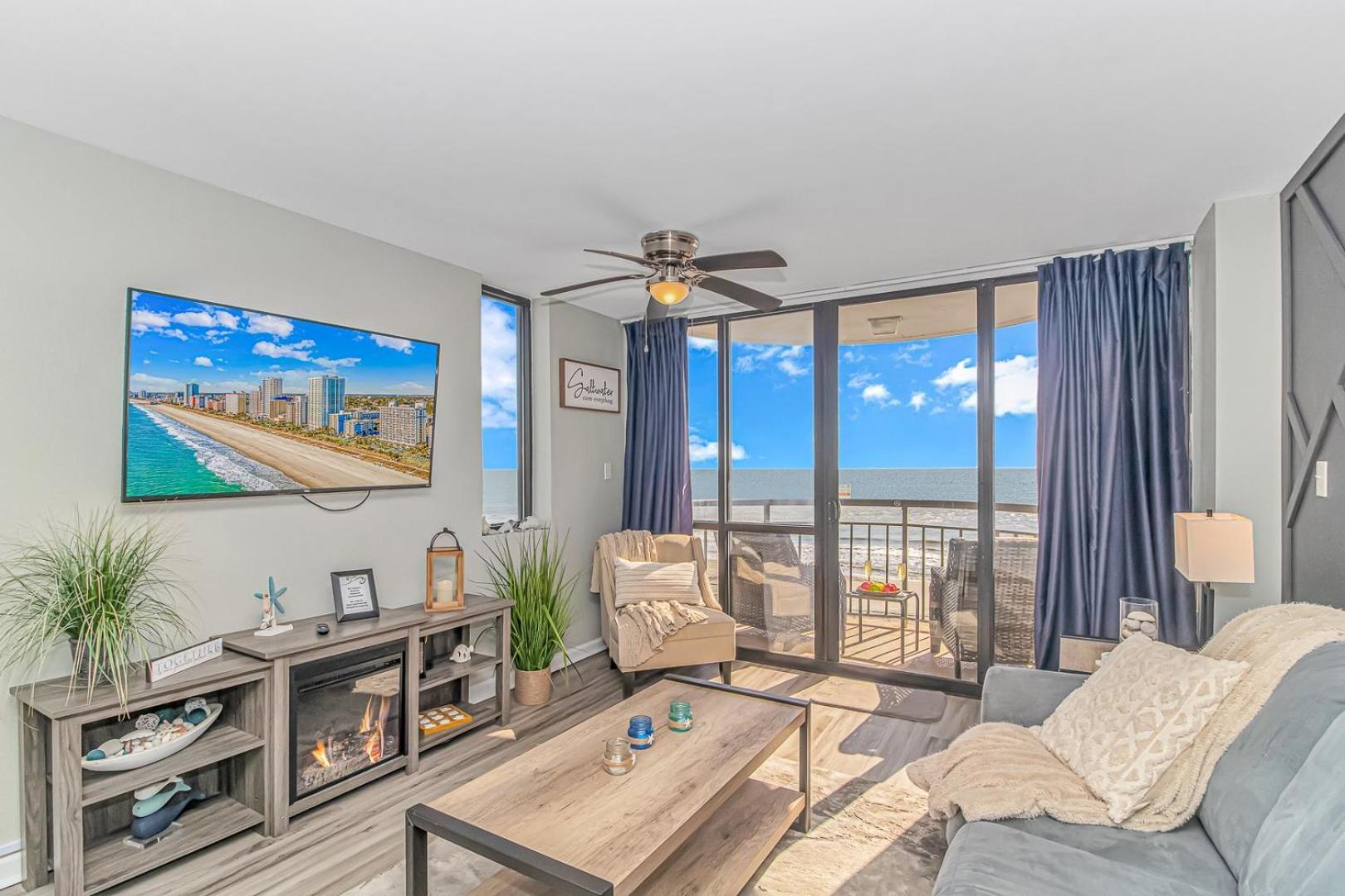 Breathtaking Oceanfront Double Queen Suite! Meridian Plaza 701 - Perfect For 4 Guests! Myrtle Beach