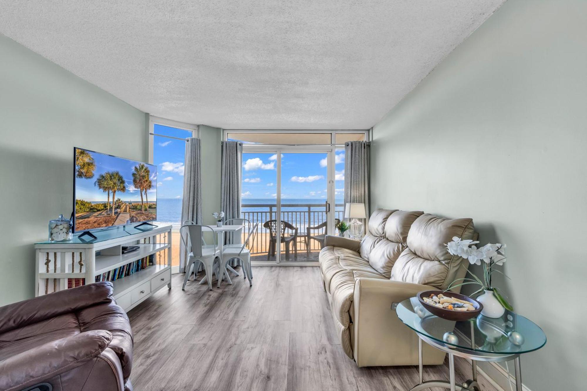 Hosteeva 1br Oceanfront In Atlantica Near Boardwalk Apartment Myrtle Beach